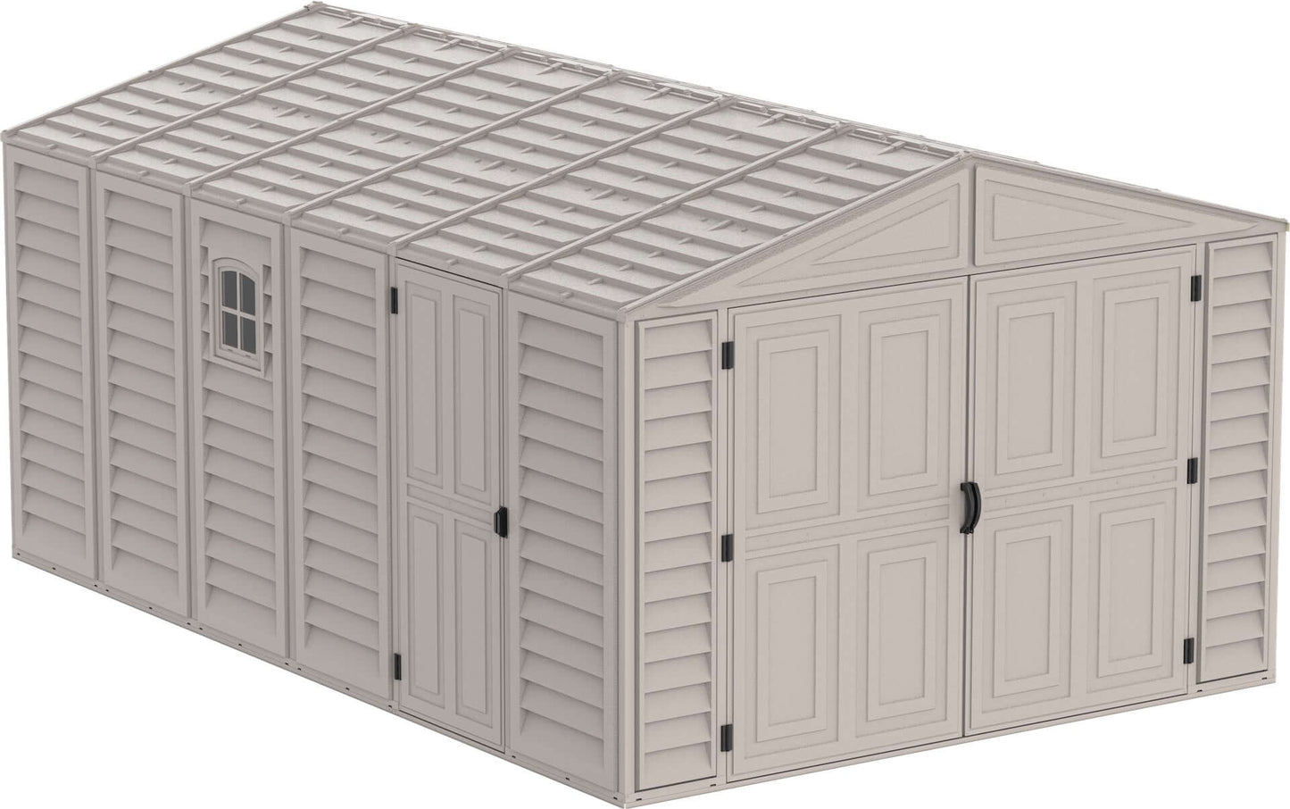 Rusty Sheds 10.5x15 Vinyl Garage w/ Foundation 15026