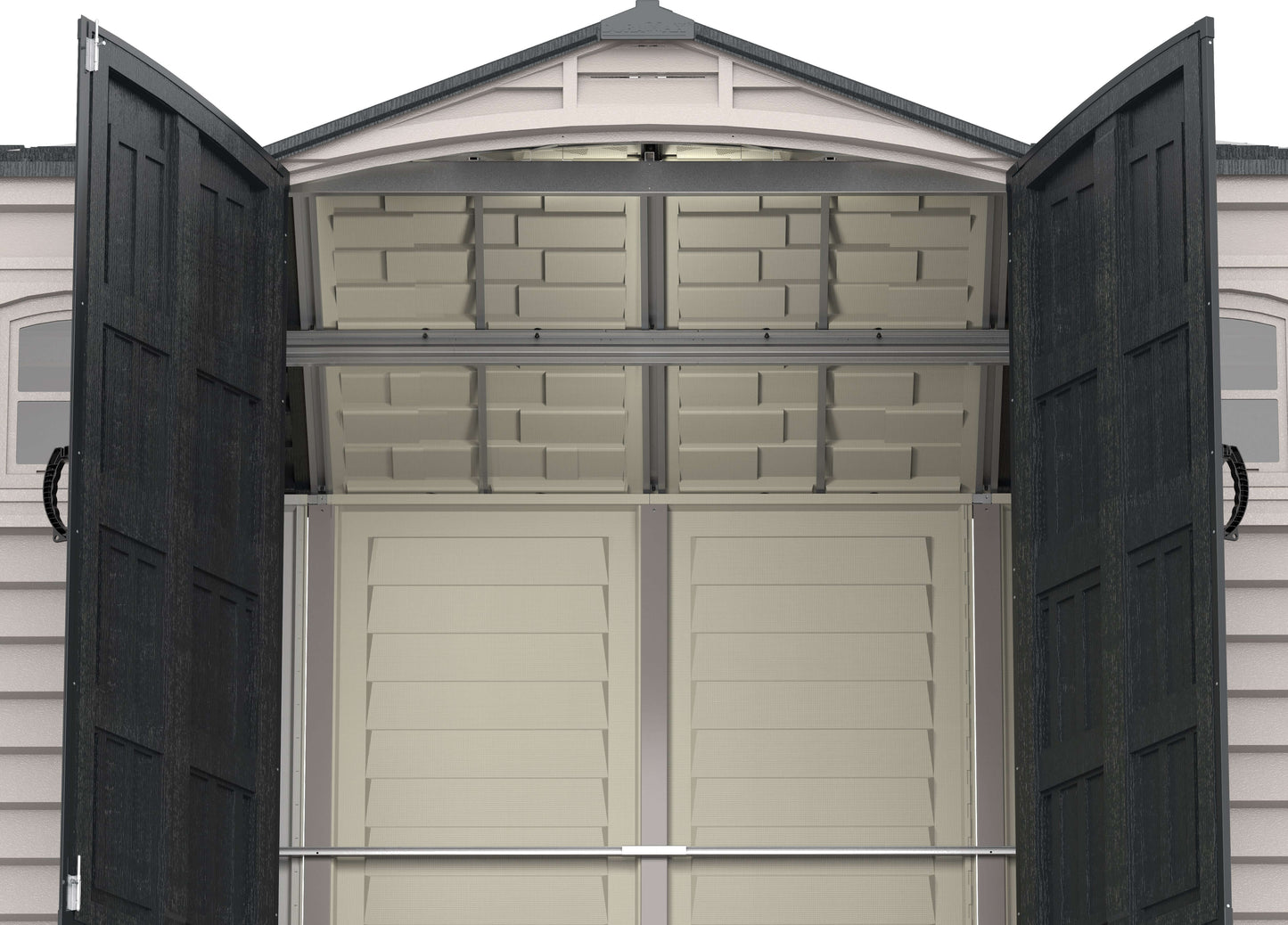 Rusty Sheds 15x8 Apex Pro Vinyl Shed w/ Foundation 40216