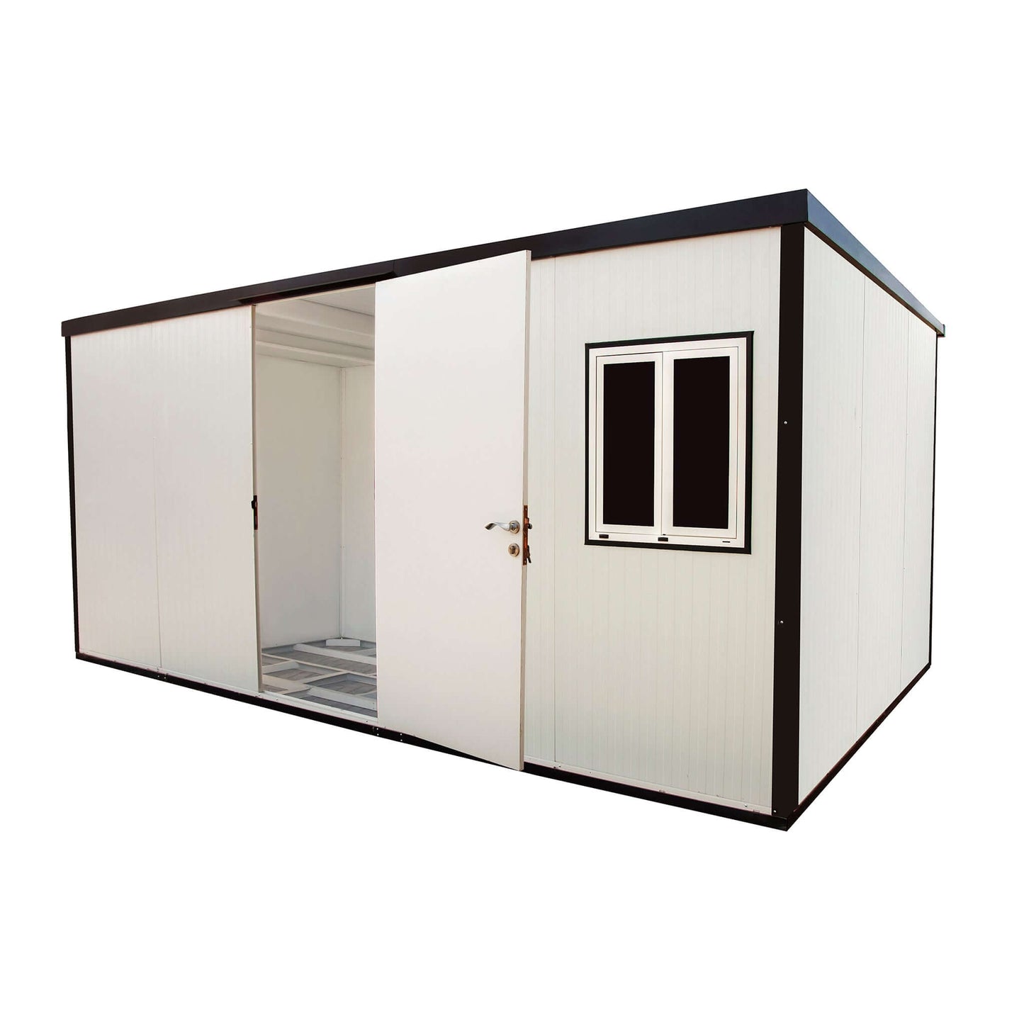 Rusty Sheds 16x10 Flat Roof Insulated Building 30852