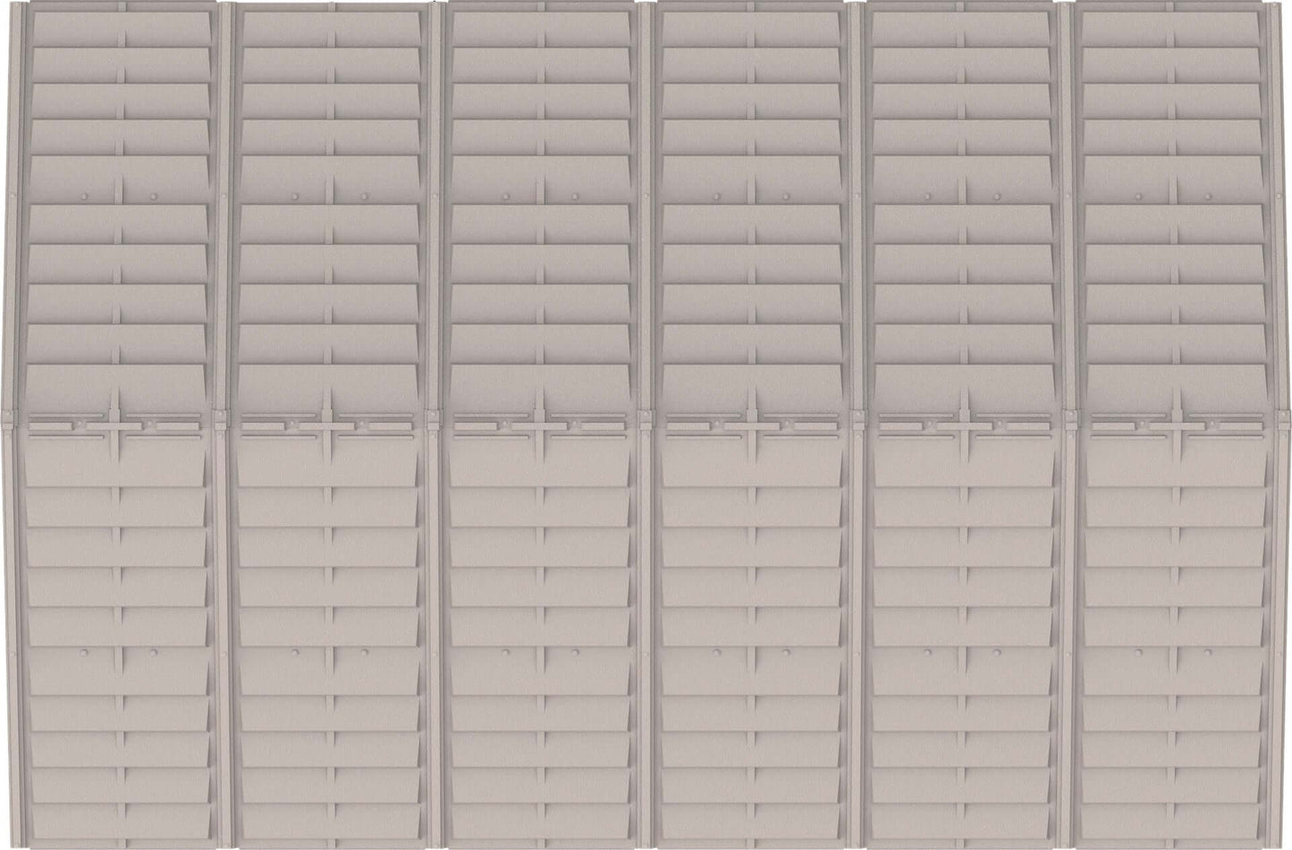 Rusty Sheds 10.5x15 Vinyl Garage w/ Foundation 15026
