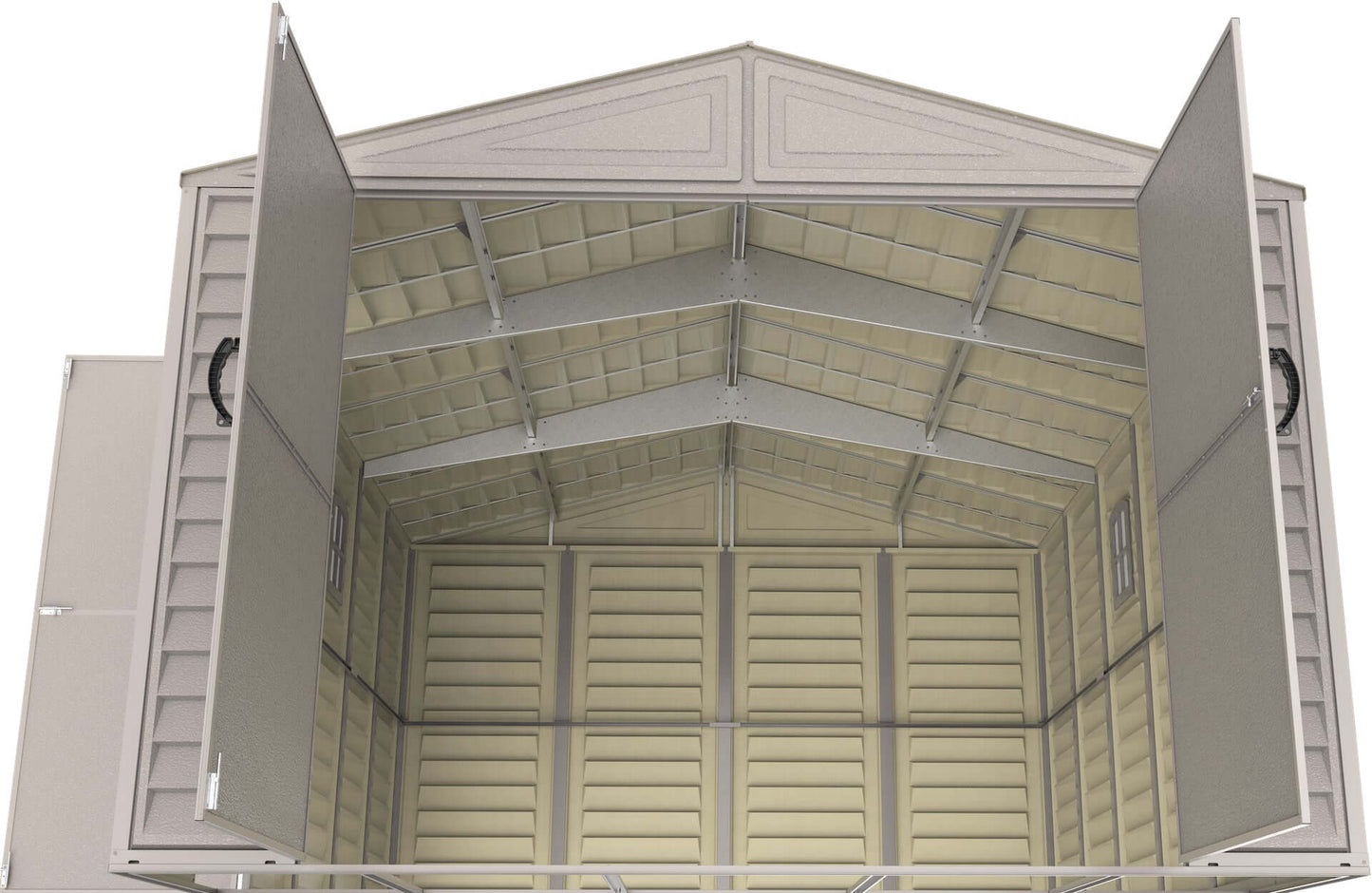 Rusty Sheds 10.5x15 Vinyl Garage w/ Foundation 15026