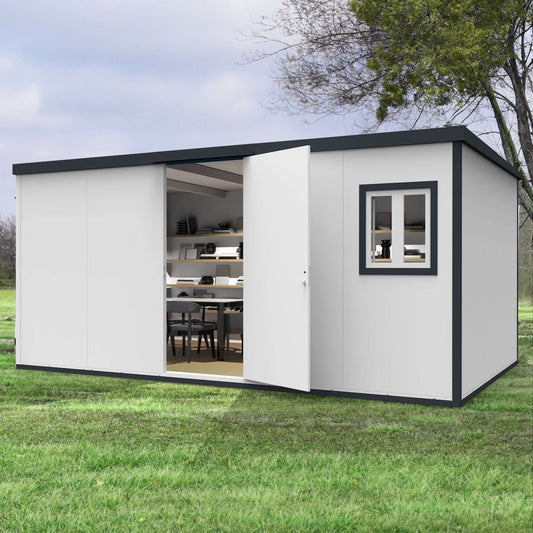 Rusty Sheds 16x10 Flat Roof Insulated Building 30852
